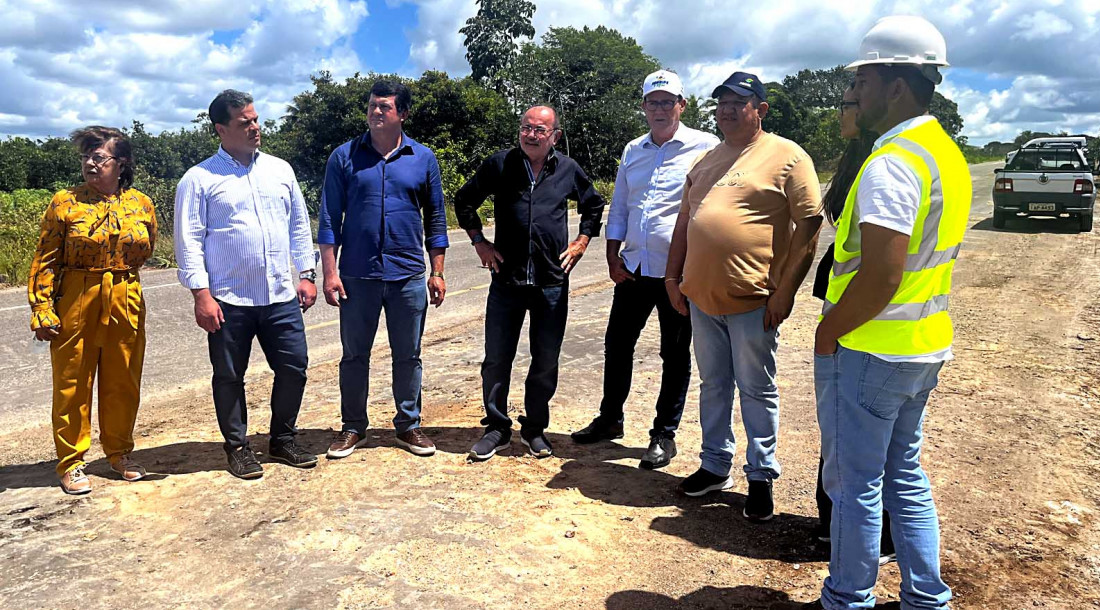 Conselho Deliberativo do DER/SE visita obra de reestruturação da Rodovia SE-488