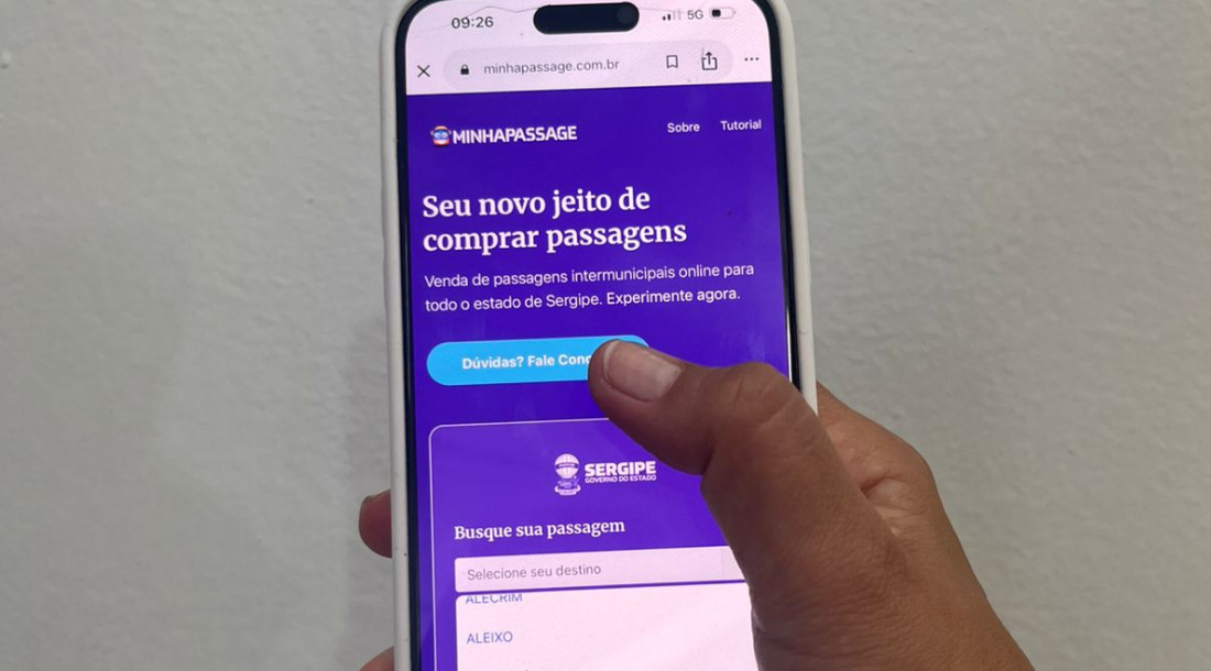 DER/SE registra venda de mais de 1.500 passagens online
