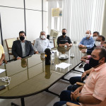 Anderson das Neves, Deputado Federal Fábio Mitidieri e prefeitos do Litoral Sul sergipano.